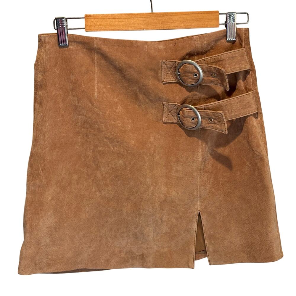 Blank NYC Tan Suede Mini Skirt - size 26